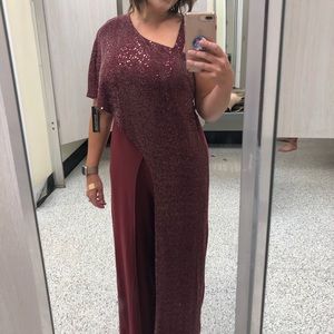 One piece pant suit